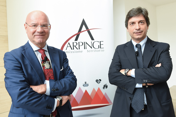 Giuseppe Santoro e Federico Merola, rispettivamente presidente e ad Arpinge.