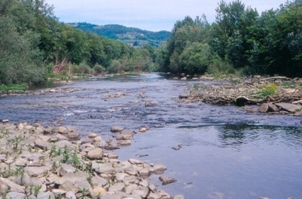Il fiume Bormida ad Acqui Terme