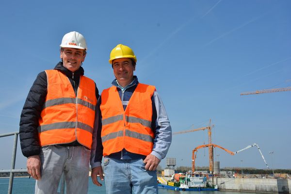 Da sinistra: Marco Gambini, area manager Cifa, e Federico Zanetti, titolare dell'omonima azienda.