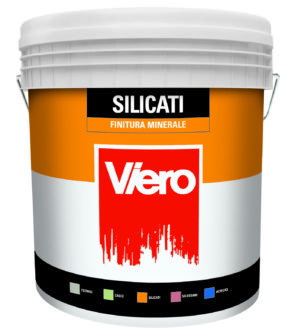 La gamma Viero di silicati: Vierogrip Plus, Silica Fond sd, Silica Paint, Silicanova p, Visolsilica Ot, Silica Interior.