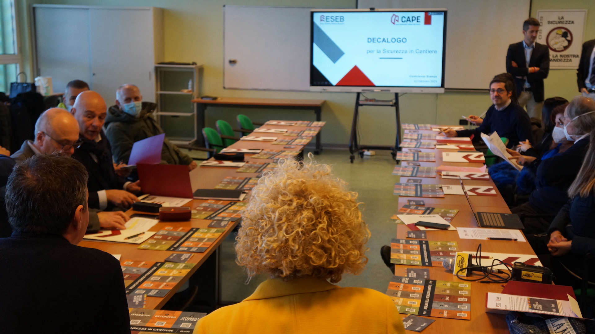 Eseb | Presentazione del decalogo per la sicurezza in cantiere.